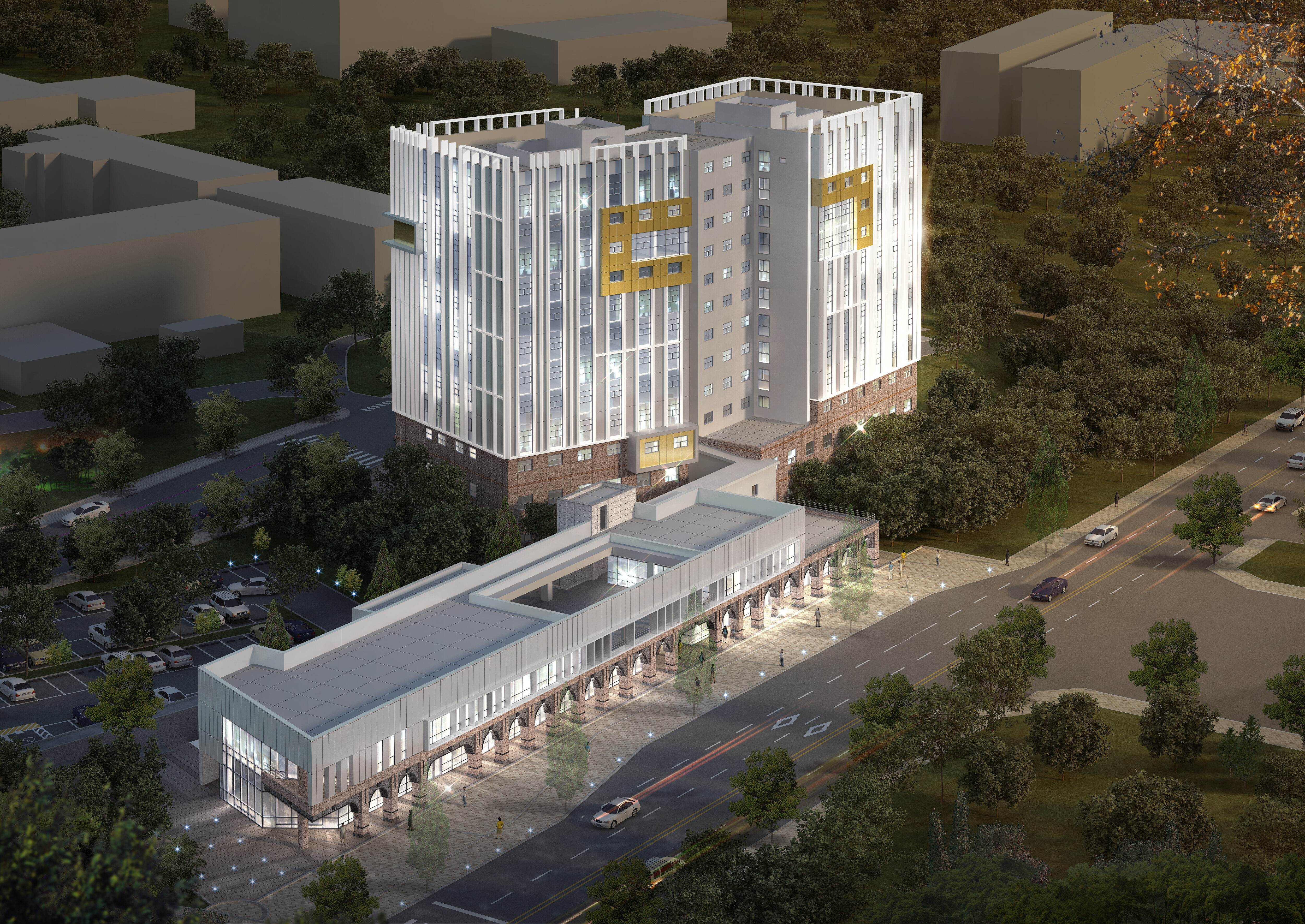 Daegu University dormitory (Dorm 11) extension