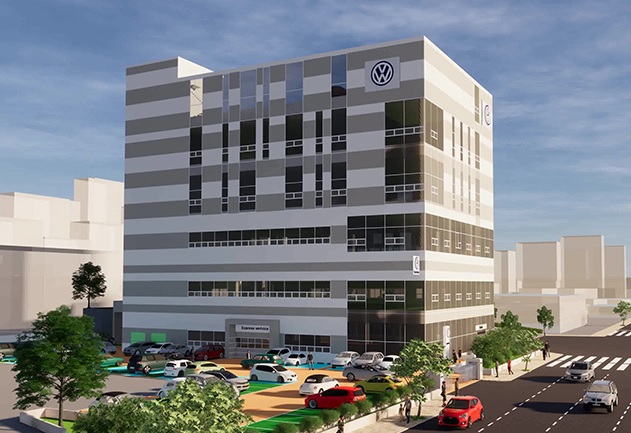 Volkswagen service center in Yongdang-dong